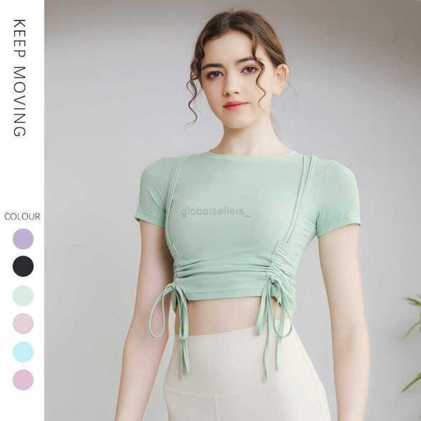 yoga lulu's same suit looks thin and nude loose fitness sportswear quick-drying running short-sleeved t-shirt 6lp
yoga lulu's same suit looks thin and nude loose fitness sportswear quick-drying running short-sleeved t-shirt 6lp