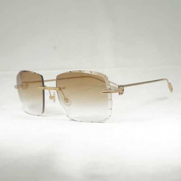 vintage oversize sunglasses men diamond cut retro metal shades women goggles for outdoor rimless eyewear new fashion factory sun glasses 70%, White;black
vintage oversize sunglasses men diamond cut retro metal shades women goggles for outdoor rimless eyewear new fashion factory sun glasses 70%, White;black
