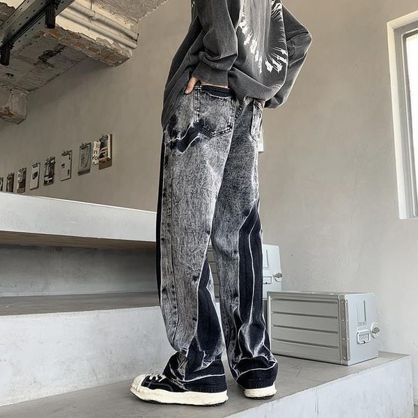 women's jeans american hiphop retro tie dye women casual loose straight trousers street harajuku wide leg pants washed 230222, Blue
women's jeans american hiphop retro tie dye women casual loose straight trousers street harajuku wide leg pants washed 230222, Blue