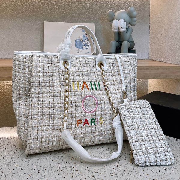 jumbo capacity embroidery tweed women tote bag with clutch quilted letters classic shopping travel crossbody bag luxury designer suitcase mu
jumbo capacity embroidery tweed women tote bag with clutch quilted letters classic shopping travel crossbody bag luxury designer suitcase mu