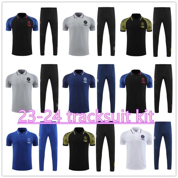 23 24 tracksuit paris training kit short sleeve survetement chandal futbol football soccer 2023 2024 psgs training suit set 05, Black
23 24 tracksuit paris training kit short sleeve survetement chandal futbol football soccer 2023 2024 psgs training suit set 05, Black