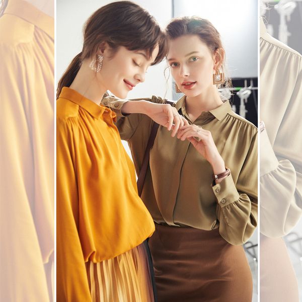 silk shirt women's heavy mulberry silk shirt spring and summer new french lantern sleeve thin long sleeve top, White
silk shirt women's heavy mulberry silk shirt spring and summer new french lantern sleeve thin long sleeve top, White