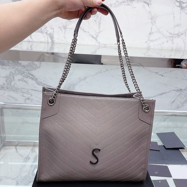 designer women niki chevron quilted tote shopping bag france luxury brand sl crinkled vintage cowhide leather handbag lady large capacity ch
designer women niki chevron quilted tote shopping bag france luxury brand sl crinkled vintage cowhide leather handbag lady large capacity ch