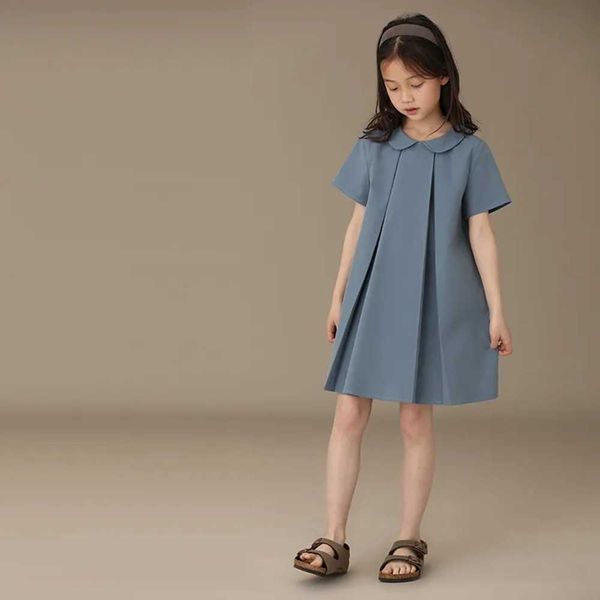girl's dresses 2022 summer girls dress solid loose peter pan collar dresses for girls blue cute casual dress girl clothing 5 6 7 8 9 10, Red;yellow
girl's dresses 2022 summer girls dress solid loose peter pan collar dresses for girls blue cute casual dress girl clothing 5 6 7 8 9 10, Red;yellow