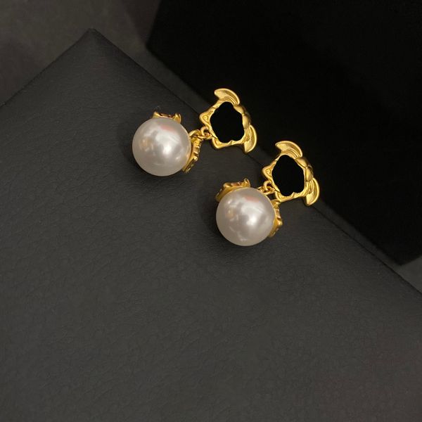 2023 knot large pearl designer earrings gold earrings for party gifts, Silver
2023 knot large pearl designer earrings gold earrings for party gifts, Silver