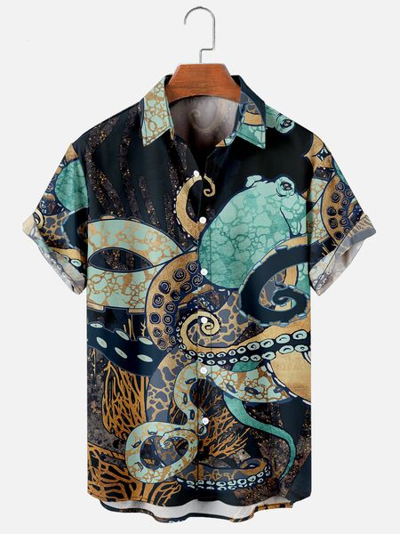 men's casual shirts ocs shirts for men and women hawaiian style tentacle print short sleeve casual holiday party vacation clothing 230, White;black
men's casual shirts ocs shirts for men and women hawaiian style tentacle print short sleeve casual holiday party vacation clothing 230, White;black