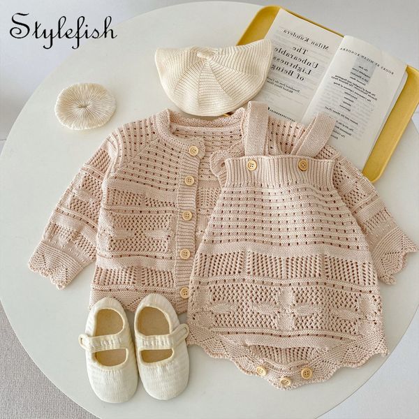 clothing sets spring infant clothes baby girl romper baby knitted hollow pattern sweater 2 piece suit sets born jacket romper 230223, White
clothing sets spring infant clothes baby girl romper baby knitted hollow pattern sweater 2 piece suit sets born jacket romper 230223, White