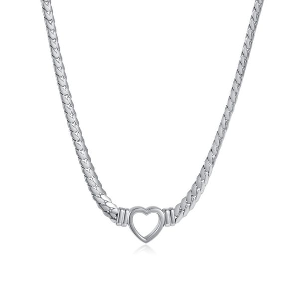 simple titanium pendant necklaces steel love collarbone chain niche stainless steel retro personality snake bone chain necklace, Silver
simple titanium pendant necklaces steel love collarbone chain niche stainless steel retro personality snake bone chain necklace, Silver
