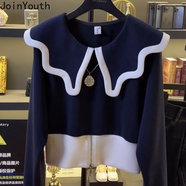 womens two piece pants fashion hoodie clothing sweet turndown collar zipper jackets ropa mujer casual korean sweatshirts crop 27j354 230223, White
womens two piece pants fashion hoodie clothing sweet turndown collar zipper jackets ropa mujer casual korean sweatshirts crop 27j354 230223, White