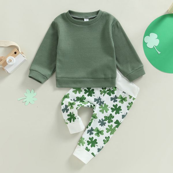 clothing sets st. patricks day autumn born baby boys girls clothes sets green waffle long sleeve sweatshirtslong pants casual outfits 230223, White
clothing sets st. patricks day autumn born baby boys girls clothes sets green waffle long sleeve sweatshirtslong pants casual outfits 230223, White