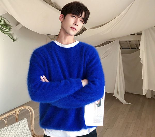 men's tshirts solid color pullover round neck bottomed sweater all kinds of gemstone blue mink cashmere fashion men jns018 230223, White;black
men's tshirts solid color pullover round neck bottomed sweater all kinds of gemstone blue mink cashmere fashion men jns018 230223, White;black