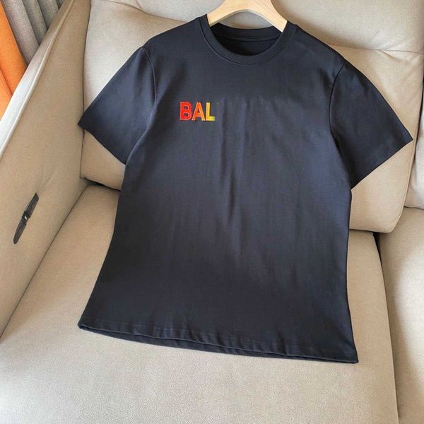 spring and summer designer balencigas women t shirt color letter printing short-sleeved fashion men and women's same pure cotton round, White;black
spring and summer designer balencigas women t shirt color letter printing short-sleeved fashion men and women's same pure cotton round, White;black