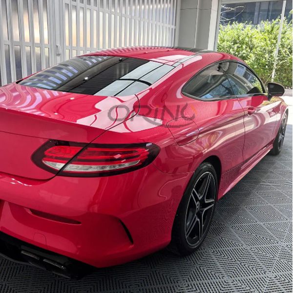 super gloss strawberry red vinyl wrap adhesive decal sticker car wrapping foil easy to install with air release channels
super gloss strawberry red vinyl wrap adhesive decal sticker car wrapping foil easy to install with air release channels