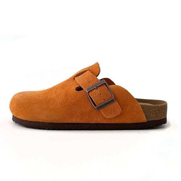 slippers designer luxury birkinstocks sandals suxia new genuine leather bucken cork baotou flat slippers suede soft sole women's shoes, Black
slippers designer luxury birkinstocks sandals suxia new genuine leather bucken cork baotou flat slippers suede soft sole women's shoes, Black