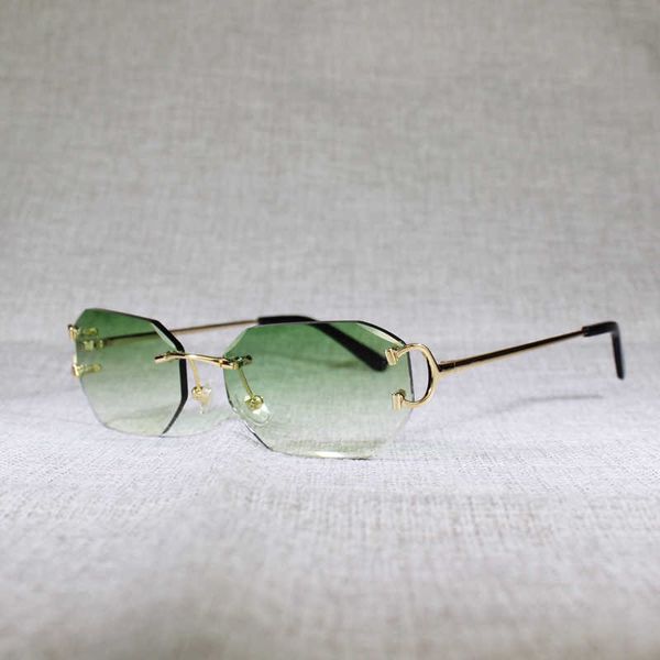 vintage rimless c wire sunglasses men eyewear women for summer diamond cutting clear glasses metal frame new fashion factory sun glasses 70%, White;black
vintage rimless c wire sunglasses men eyewear women for summer diamond cutting clear glasses metal frame new fashion factory sun glasses 70%, White;black