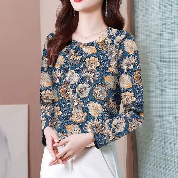 women's t shirt y2k women vintage long sleeve spring summer thin loose o neck female floral printing fashion casual pullover 230222, White
women's t shirt y2k women vintage long sleeve spring summer thin loose o neck female floral printing fashion casual pullover 230222, White