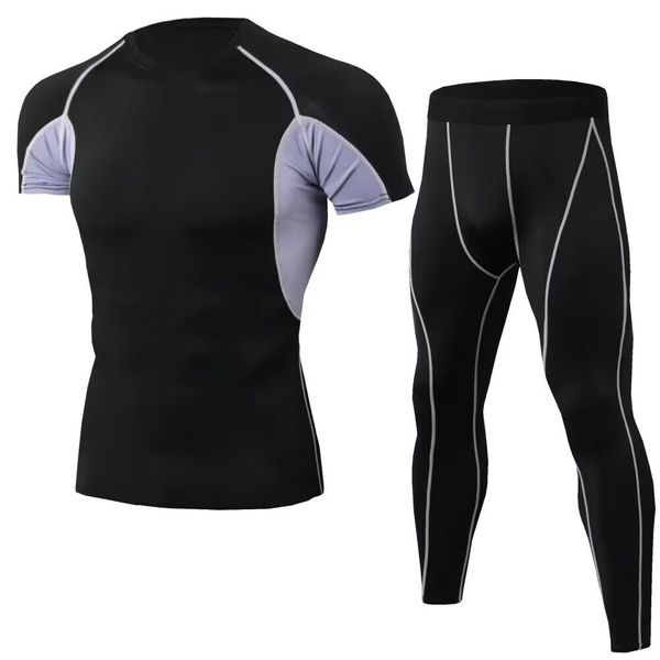 summer men's tracksuits men clothing sportswear gym fitness compression suits running set sport outdoor jogging quick dry tight, Gray
summer men's tracksuits men clothing sportswear gym fitness compression suits running set sport outdoor jogging quick dry tight, Gray