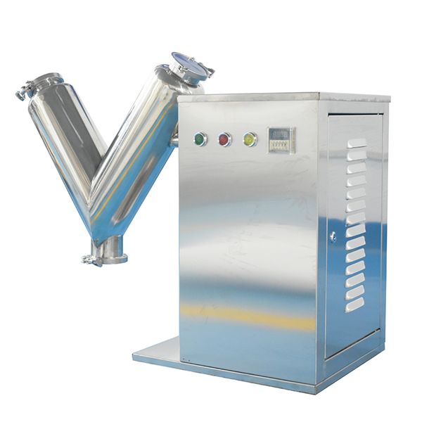 Image of Laboratory V-High Speed Mixer Dry Powder Mixer Small Powder Mixer Lab Supplies 110V/220V