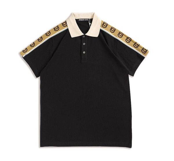 100%cotton designer stripe polo shirt t shirts brown shoulder strap panel polos bee floral mens high street fashion horse polo luxury t-shir, White;black
100%cotton designer stripe polo shirt t shirts brown shoulder strap panel polos bee floral mens high street fashion horse polo luxury t-shir, White;black
