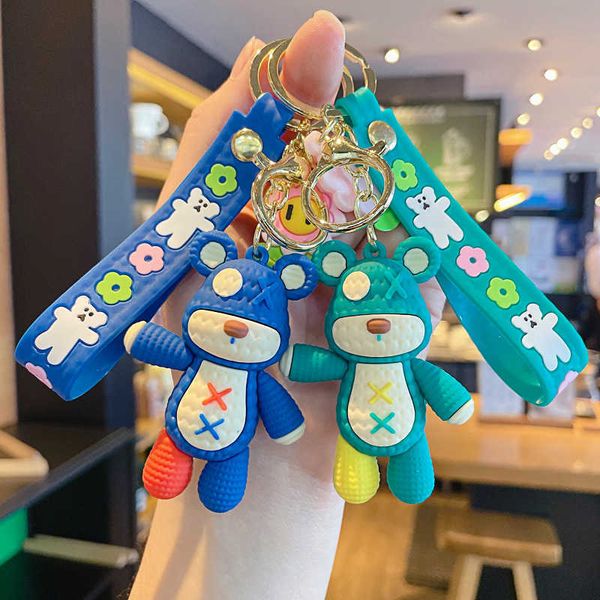 key rings trendy fashion cartoon little cool bear keychain cute couple keychain boys car bag pendant wholesale j230222, Slivery;golden
key rings trendy fashion cartoon little cool bear keychain cute couple keychain boys car bag pendant wholesale j230222, Slivery;golden