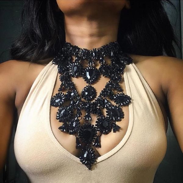pendant necklaces fashion exaggeration multilayer chunky chain heavy crystal choker statement for women charm jewelry 230223, Silver
pendant necklaces fashion exaggeration multilayer chunky chain heavy crystal choker statement for women charm jewelry 230223, Silver