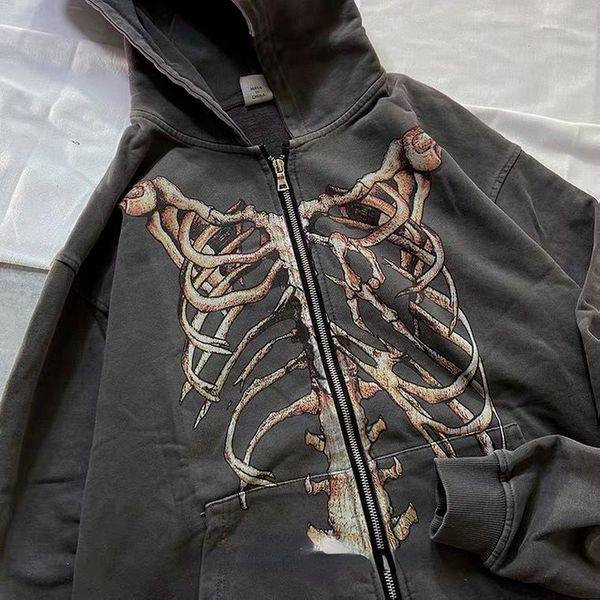 women's hoodies sweatshirts pants y2k skeleton print hoodies women gothic zipper pocket oversize hooded s female casual harajuku street, Black
women's hoodies sweatshirts pants y2k skeleton print hoodies women gothic zipper pocket oversize hooded s female casual harajuku street, Black