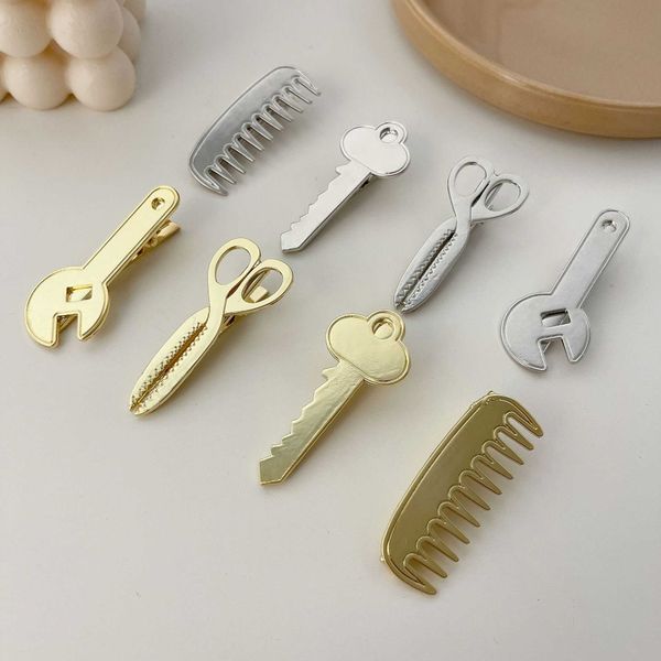 hair clips barrettes new fashion alloy barrettes scissors comb pliers one word clip shape hairpin duckbill pin side clip bangs hair clip for, Golden;silver
hair clips barrettes new fashion alloy barrettes scissors comb pliers one word clip shape hairpin duckbill pin side clip bangs hair clip for, Golden;silver