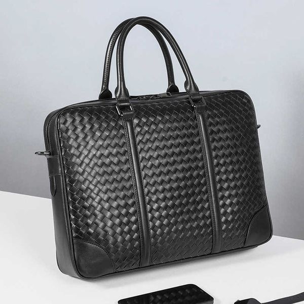 briefcases layer cow leather horizontal portable briefcase business commuting computer file bag hand woven shoulder 230223
briefcases layer cow leather horizontal portable briefcase business commuting computer file bag hand woven shoulder 230223