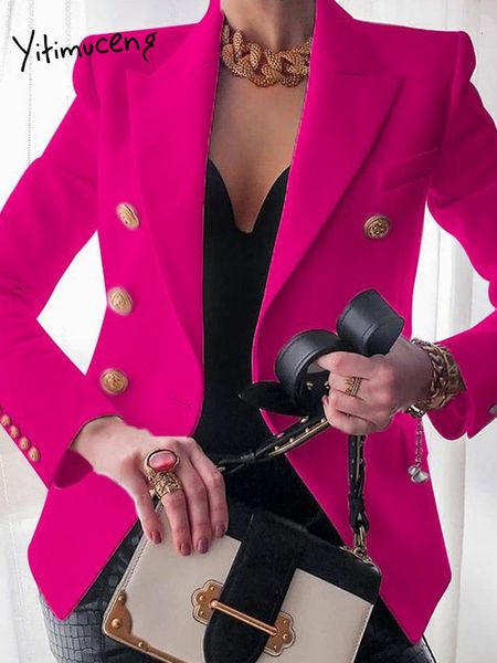 women's suits blazers yitimuceng elegant blazer women spring office fashion notched long sleeve double breasted suits slim casual long, White;black
women's suits blazers yitimuceng elegant blazer women spring office fashion notched long sleeve double breasted suits slim casual long, White;black