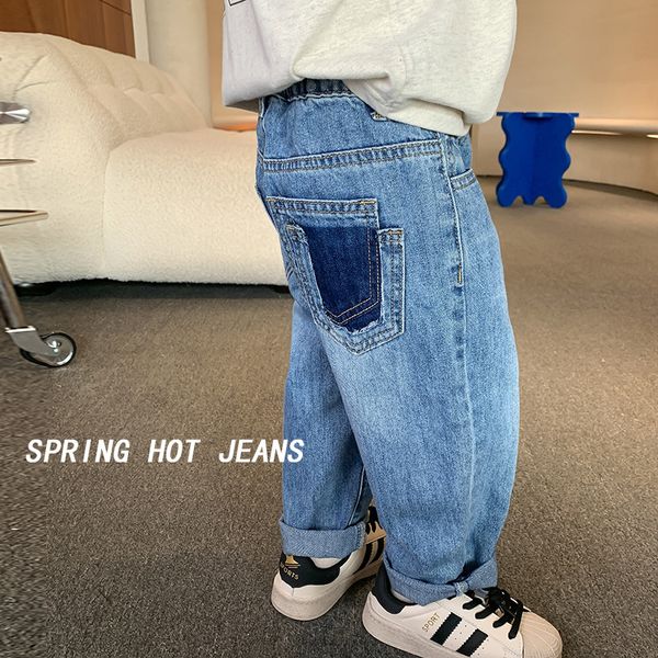 jeans children's pants boys' one-button straight jeans trend trouser 3-18 230223, Blue
jeans children's pants boys' one-button straight jeans trend trouser 3-18 230223, Blue