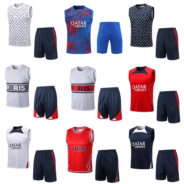 2022 psgs football shirts vest football kits football men survetement mbappe hakimi tuta marquinhos verratti messis shorts, Black;yellow
2022 psgs football shirts vest football kits football men survetement mbappe hakimi tuta marquinhos verratti messis shorts, Black;yellow