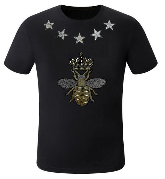fashion hip hop pullover summer streetwear male clothes designer rhinestone men's t-shirts casual men tees, White;black
fashion hip hop pullover summer streetwear male clothes designer rhinestone men's t-shirts casual men tees, White;black