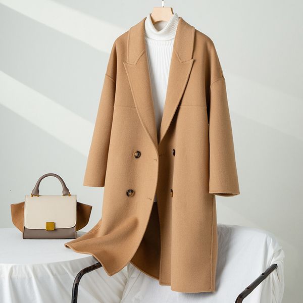 women's jackets korean fashion highquality jacket package in the long section of coat autumn and winter highend 100 wool 230223, Black;brown
women's jackets korean fashion highquality jacket package in the long section of coat autumn and winter highend 100 wool 230223, Black;brown