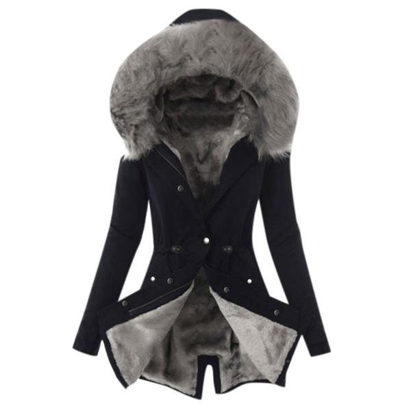 ladies overcoat fur lining coat womens winter warm thick long jacket hooded overcoat slim casual long warm coat new #y5-5302t, Black
ladies overcoat fur lining coat womens winter warm thick long jacket hooded overcoat slim casual long warm coat new #y5-5302t, Black