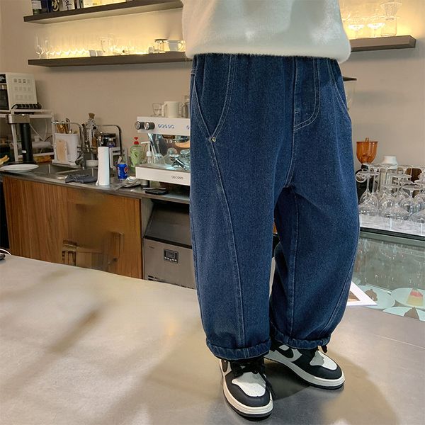 jeans kids trousers winter inner velvet denim pants for boys thicken warm loose straight jeans 230223, Blue
jeans kids trousers winter inner velvet denim pants for boys thicken warm loose straight jeans 230223, Blue