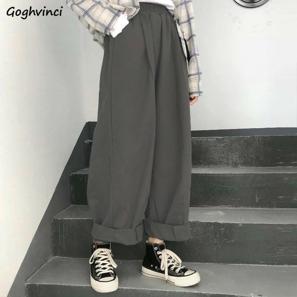 women's pants s casual women solid simple loose chic wide leg trousers females harajuku streetwear ulzzang pantalones de mujer 230223, Black;white
women's pants s casual women solid simple loose chic wide leg trousers females harajuku streetwear ulzzang pantalones de mujer 230223, Black;white