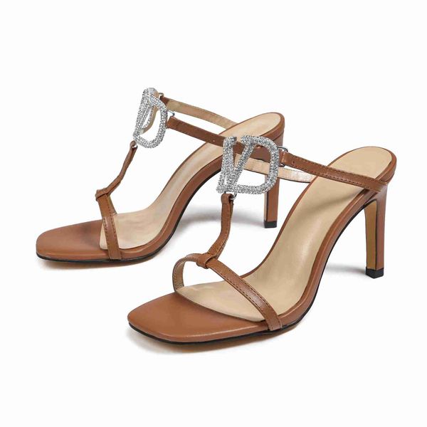 brand name womens sandals summer diamond high heel 68mm female buckle strap cowhide slippers shoes sz35-42, Black
brand name womens sandals summer diamond high heel 68mm female buckle strap cowhide slippers shoes sz35-42, Black