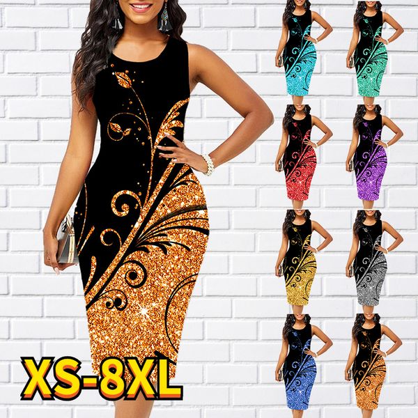 casual dresses women shift fashion sleeveless floral print summer round neck knee length 8xl red blue 230223, Black;gray
casual dresses women shift fashion sleeveless floral print summer round neck knee length 8xl red blue 230223, Black;gray