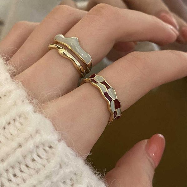 korean minority unique design enamel chess board ring female french index finger ring new fashion, Silver
korean minority unique design enamel chess board ring female french index finger ring new fashion, Silver