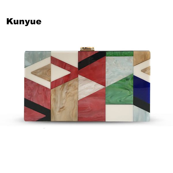 evening bags wallet cute messenger luxury acrylic geometric lattice patchwork handbag party prom chic clutch purse 230223
evening bags wallet cute messenger luxury acrylic geometric lattice patchwork handbag party prom chic clutch purse 230223