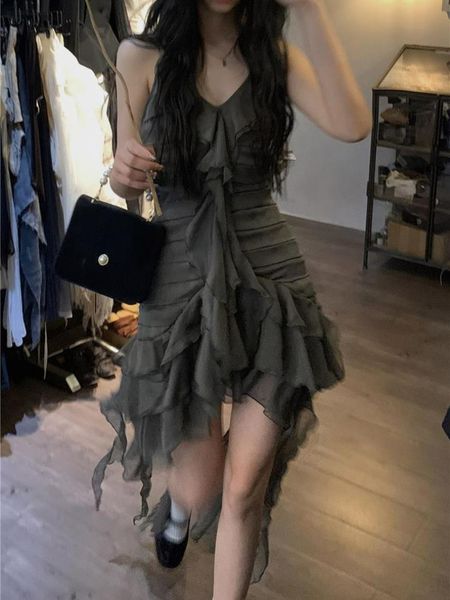 casual dresses y2k mini summer gothic strap ruffles fairy women sleeveless irreular vneck cake emo alt vintage goth 230223, Black;gray
casual dresses y2k mini summer gothic strap ruffles fairy women sleeveless irreular vneck cake emo alt vintage goth 230223, Black;gray