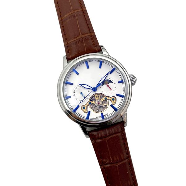 fashion luxury mens watch mechanical automatic moon phase day date designer wristwatches brand genuine leather strap watches for men father&, Slivery;brown
fashion luxury mens watch mechanical automatic moon phase day date designer wristwatches brand genuine leather strap watches for men father&, Slivery;brown