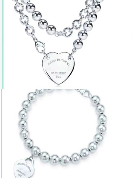 gold silver necklace ball chain men's jewelry heart pendant necklace set ring fashion jewlery designer gold chain womens couple 18k bra
gold silver necklace ball chain men's jewelry heart pendant necklace set ring fashion jewlery designer gold chain womens couple 18k bra