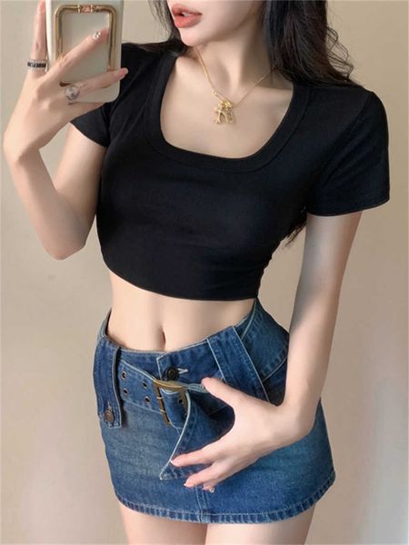 women's t-shirt alien kitty skinny t-shirts women summer slim short sleeve party 2023 new casual chic office lady high waist all match, White
women's t-shirt alien kitty skinny t-shirts women summer slim short sleeve party 2023 new casual chic office lady high waist all match, White