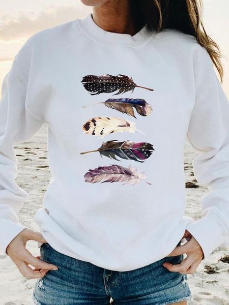 women's hoodies sweatshirts graphic feather lovely trend style women print female spring autumn fashion casual long sleeve clothing pul, Black
women's hoodies sweatshirts graphic feather lovely trend style women print female spring autumn fashion casual long sleeve clothing pul, Black