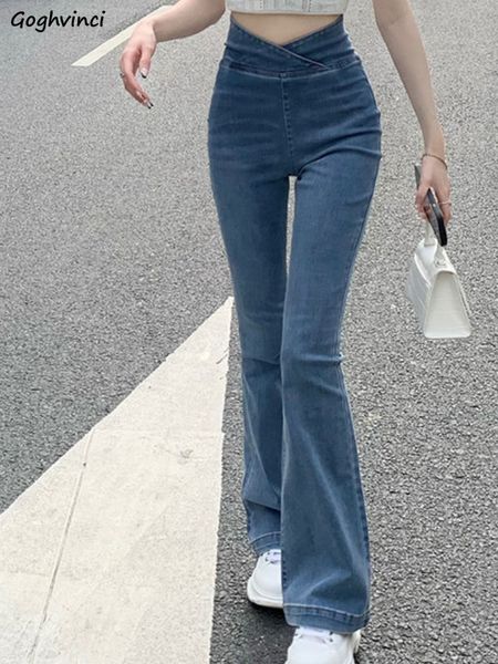 women's jeans flare women summer asymmetric design vintage washed all match casual college trendy arrival ins 230222, Blue
women's jeans flare women summer asymmetric design vintage washed all match casual college trendy arrival ins 230222, Blue