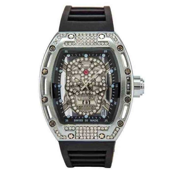 wine luxury personality mens mechanics watch leisure richa trendy milles rhinestone barrel skull fashion hollowed out 8lg8, Black;brown
wine luxury personality mens mechanics watch leisure richa trendy milles rhinestone barrel skull fashion hollowed out 8lg8, Black;brown