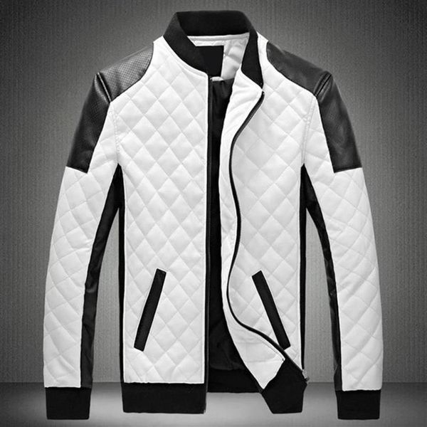 2019 winter men's collar lingge pu leather jacket black and white color matching large size motorcycle leather sh190924258e, Black;brown
2019 winter men's collar lingge pu leather jacket black and white color matching large size motorcycle leather sh190924258e, Black;brown