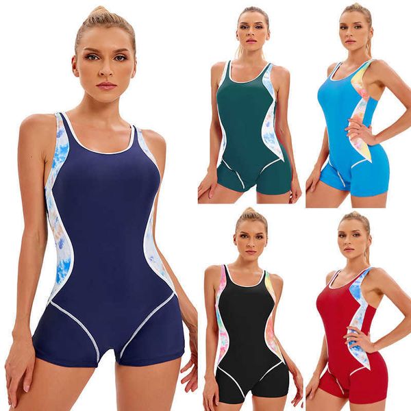 swimsuit 2023 new sports one-piece women's open back color block flat corner, White;black
swimsuit 2023 new sports one-piece women's open back color block flat corner, White;black