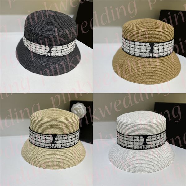 women designer hat summer breathable straw sun hat letter print vacation flat visor bucket cap, Blue;gray
women designer hat summer breathable straw sun hat letter print vacation flat visor bucket cap, Blue;gray